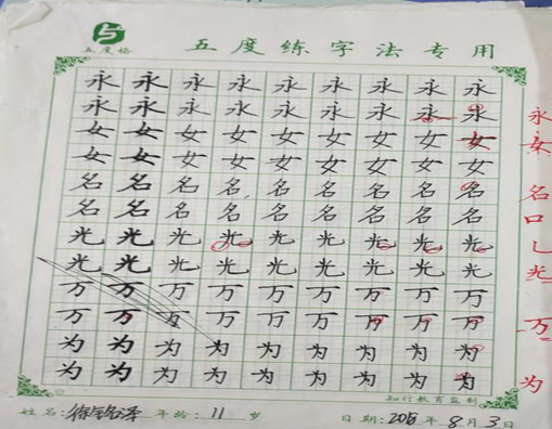 五度练字法加盟