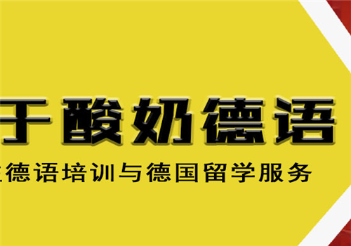 酸奶德语——配备创新的教学方法、完善的设施环境、高科技的多媒体教材