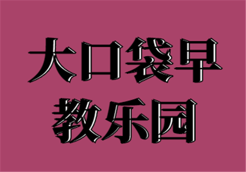 大口袋早教乐园——让宝贝和家长每次来中心都很开心